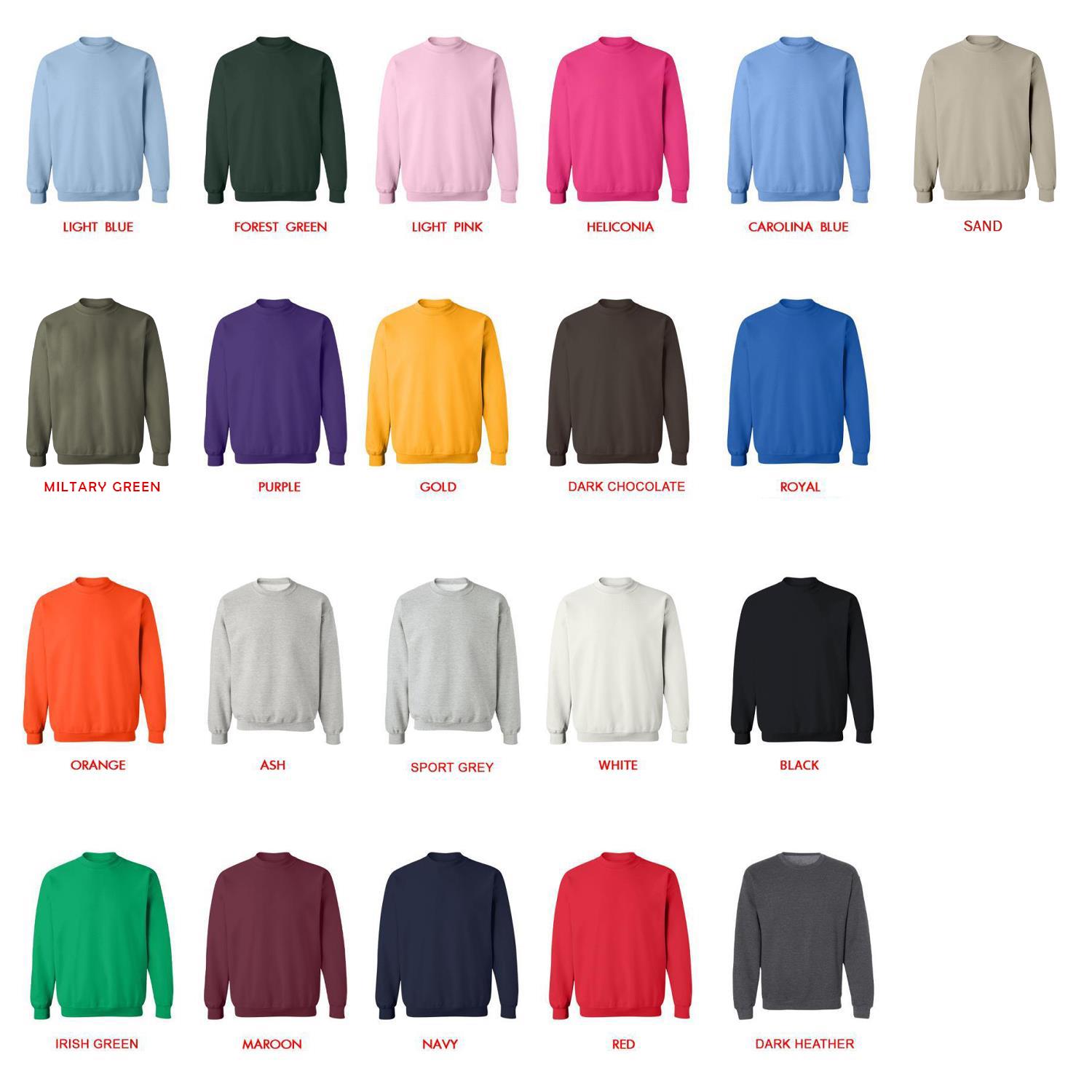 sweatshirt color chart - Lord of Mysteries Merch
